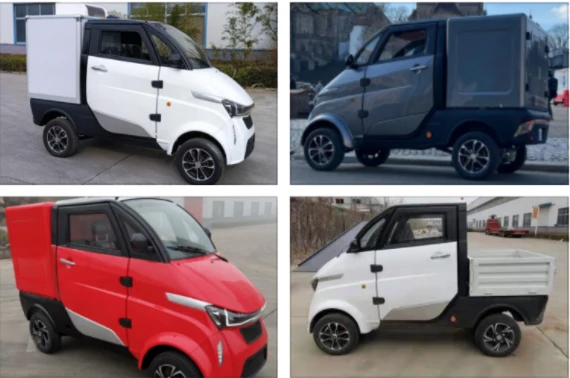 Efficient Electric Transportation EEC Food Truck Last Mile Delivery Electric Cargo Van